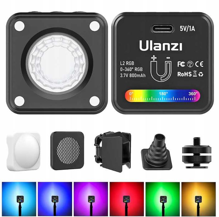 Lampa LED Ulanzi L2 - RGB !NOWA!