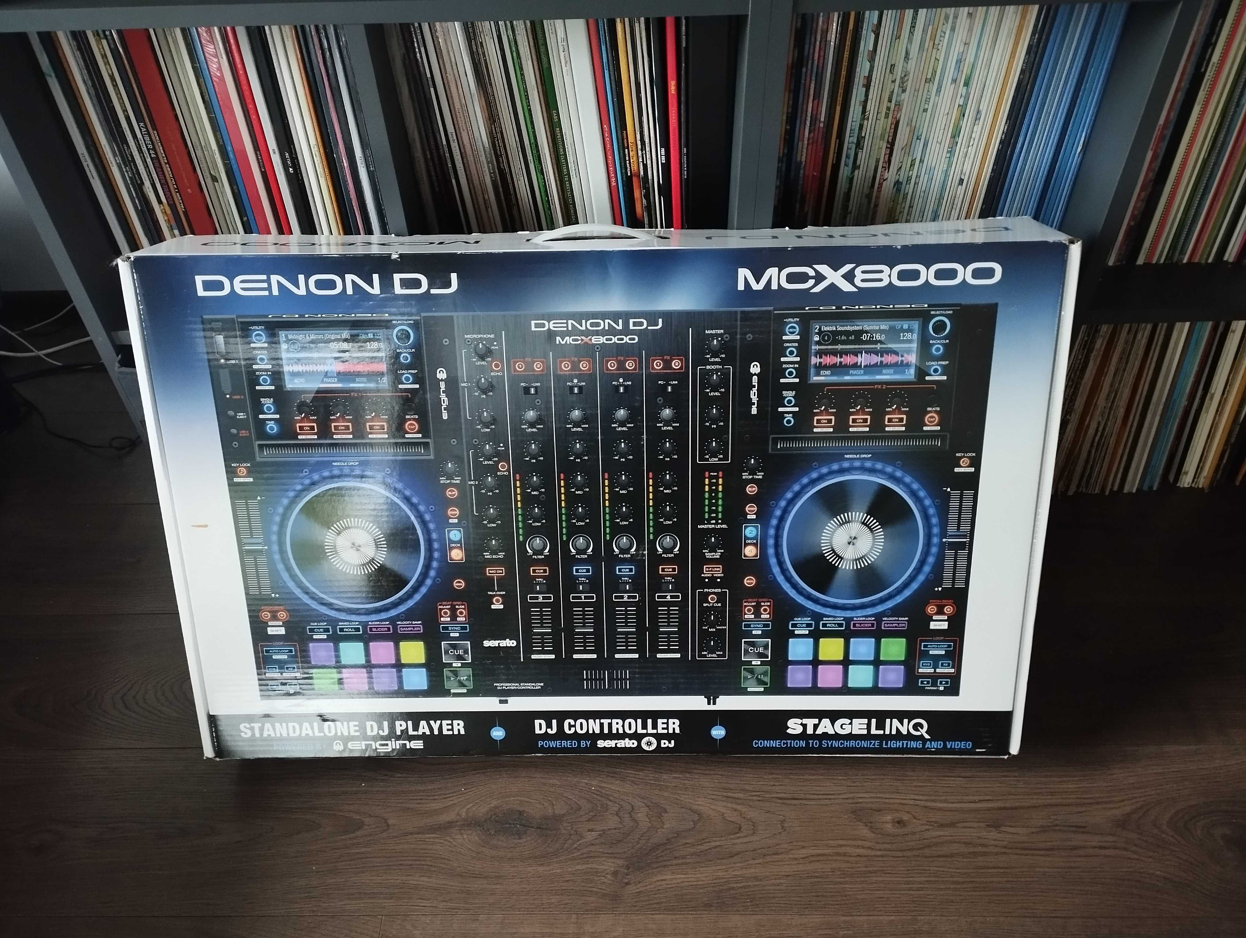Denon MCX-8000 kontroler dj all in one system + osłona Idealny stan