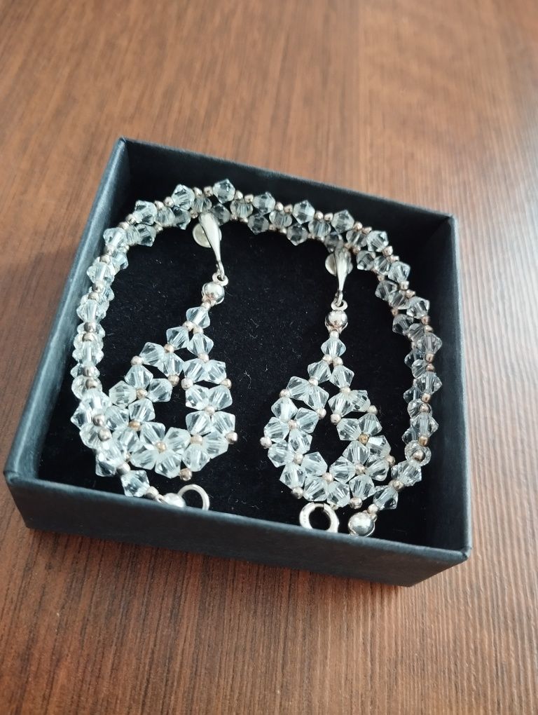 Biżuteria ślubna Arteo srebro kryształy