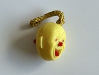 Stara polska zabawka KLAUN głowa breloczek clown
