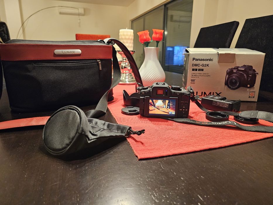 Máquina fotográfica Panasonic Lumix DMC-G2K