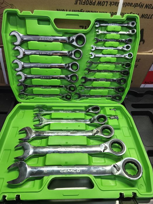 Conjunto 23pcs  de chaves de Roquete reversível dos 6mm aos 32mm