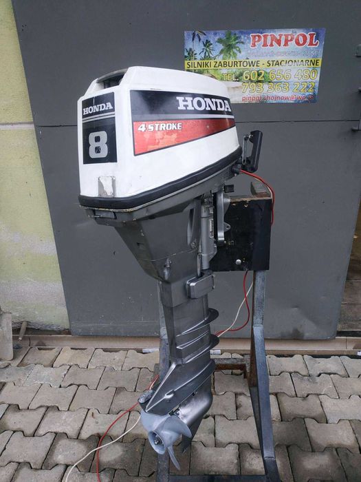 Silnik zaburtowy HONDA 9.9 KM 4suw rumpel stopa L