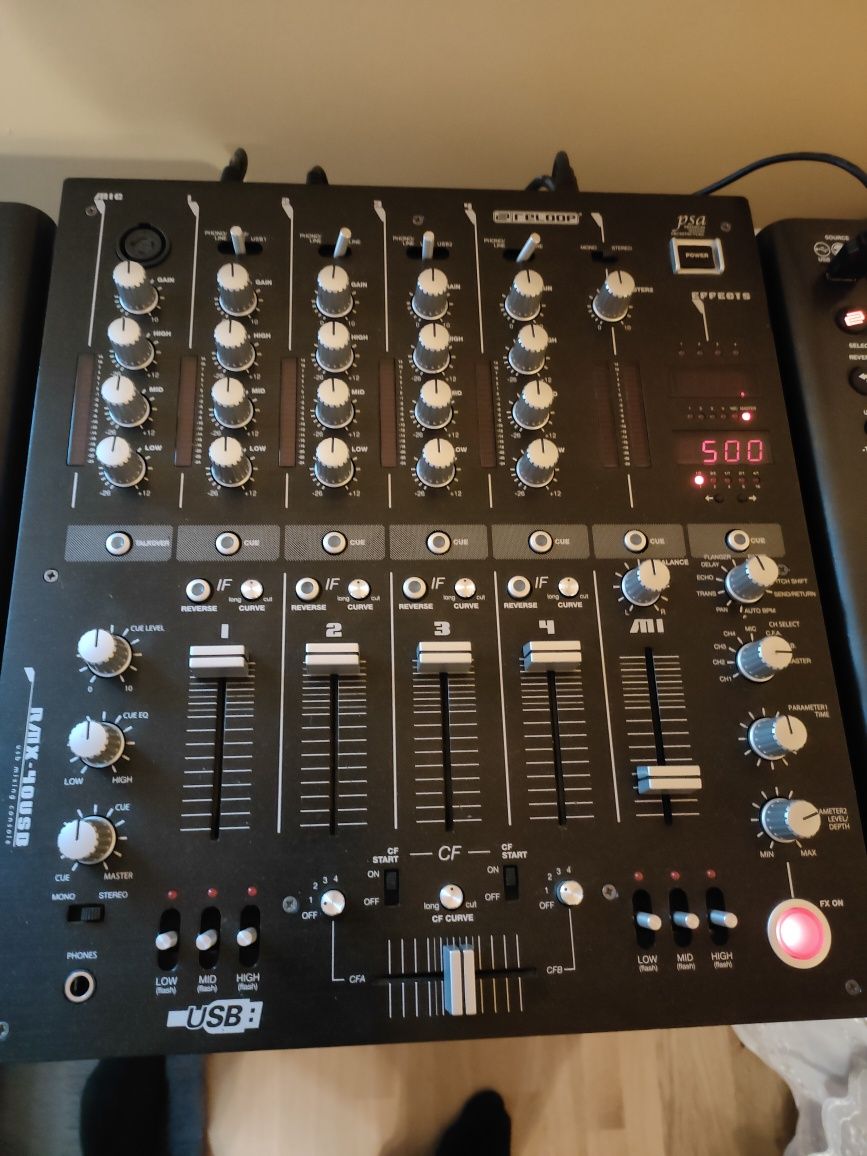 Konsola dj reloop 2 x rmp4 mikser RMX 40 USB