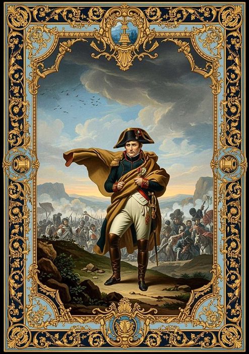 Obraz na płótnie - Napoleon Bonaparte - wielkość 59 cm x 84 cm