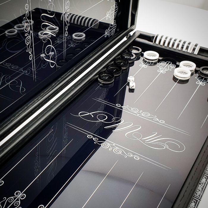 Нарды Хай-тек + дизайн под заказ от бренда Art-limit. Подарок мужчине