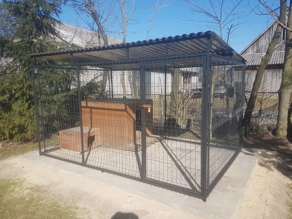 Kojec dla psa 3x2m, panel3D.