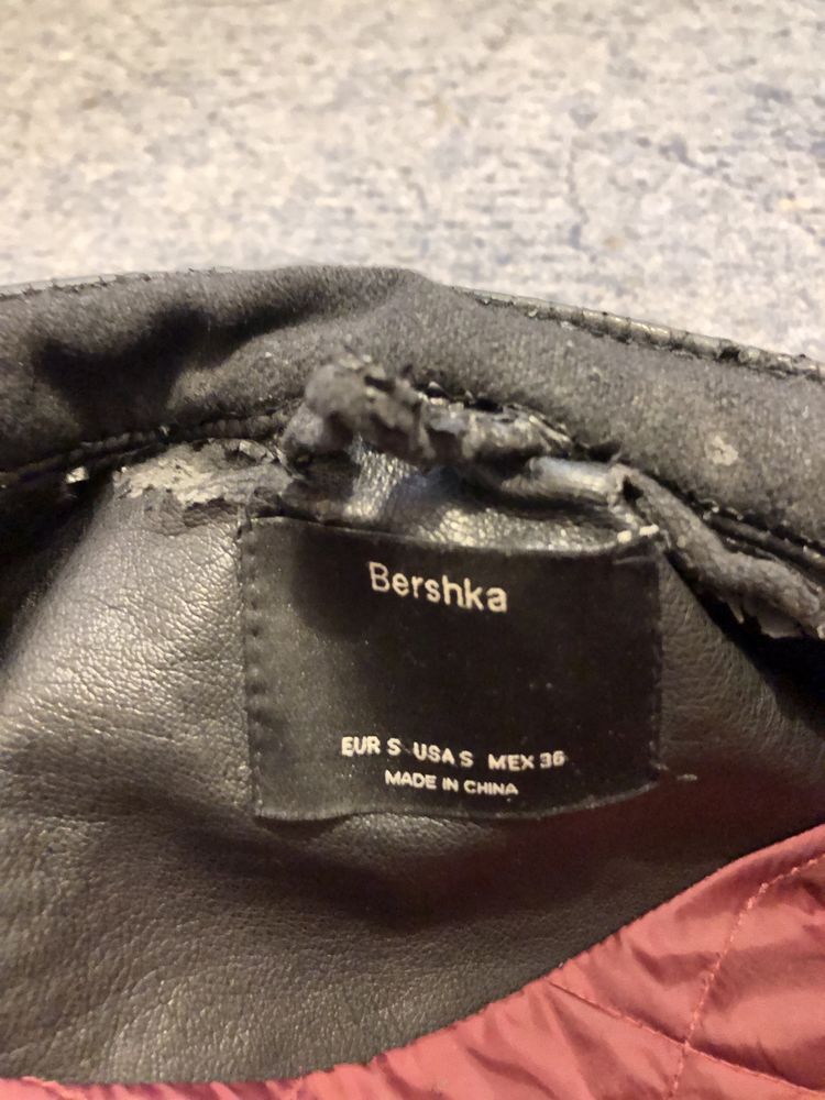 Чоловіча куртка шкіряна Bershka