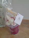 Flower Candle Box Rose 100% hand made