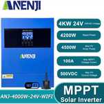 Falownik PV OFF-GRID Anenji EASUN 4kW 24V WiFi 1xMPPT 100A DC