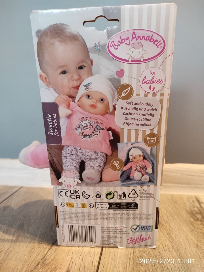 Baby Annabell lalka dla niemowlaka 0+