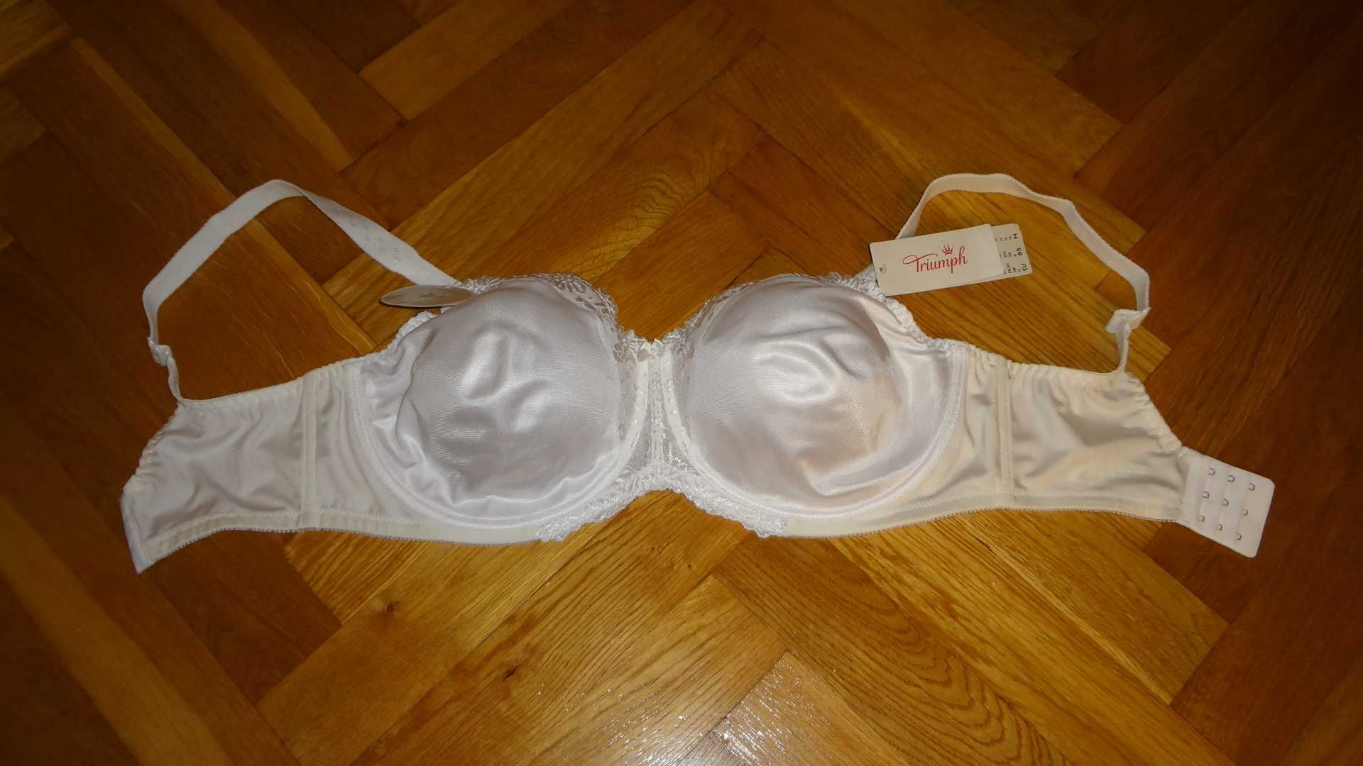Biustonosz Triumph Ladyform Soft W 85H minimizer, nowy, biały