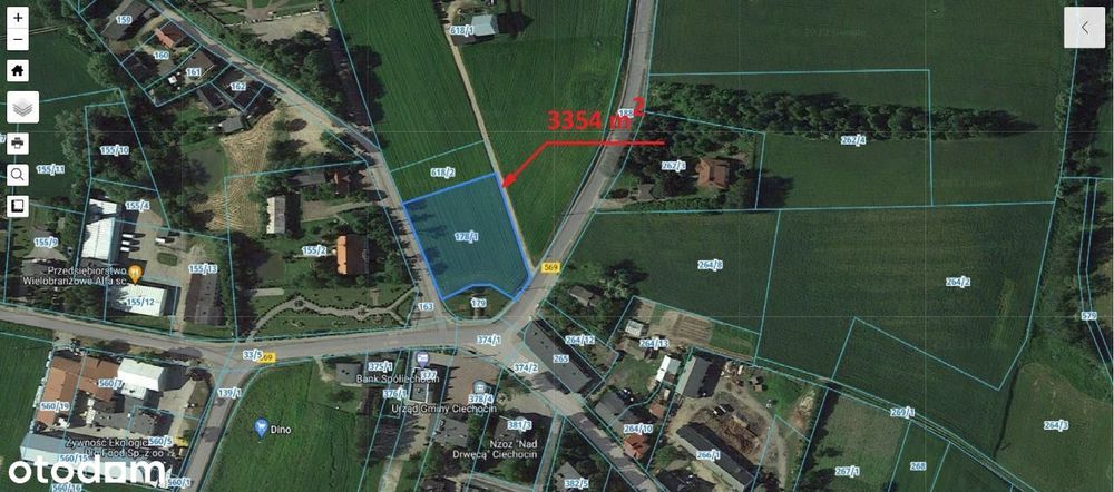 Teren inwestycyjny na sprzedaż Ciechocin