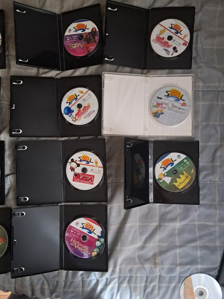 15 DVD Colecção SOL - para crianças
