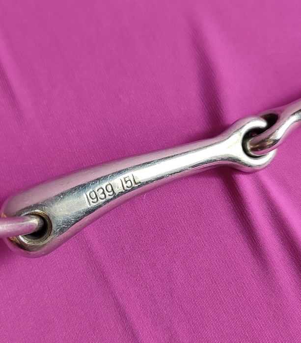 Wędzidło pojedynczo łamane pełne zwykłe - 15 cm / 19 mm (#5)
