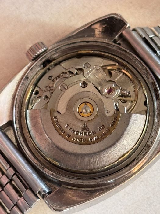 Zegarek Cyma Conquistador Automatic 17jewels, wymiary 35/39/9mm