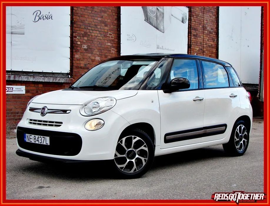 Fiat 500L Zarejestrowany Benzyna Park-tronik Klima Nawigacja Alu Hak 64tyś.