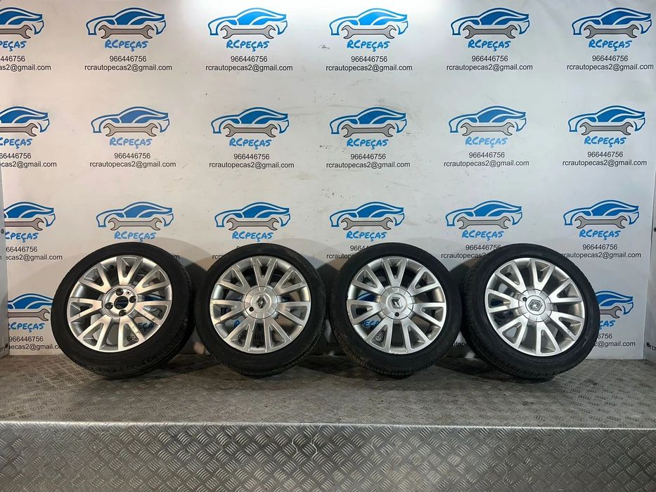 .Conjunto Jantes 16 Canasta Renault Clio 3 MK3 ET43 6.5J 4x100 8201075834