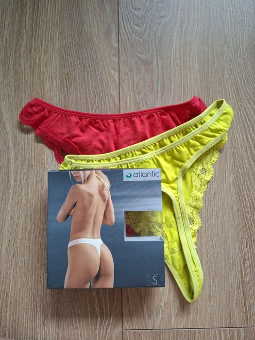 Stringi damskie Atlantic, rozmiar S, 2PACK