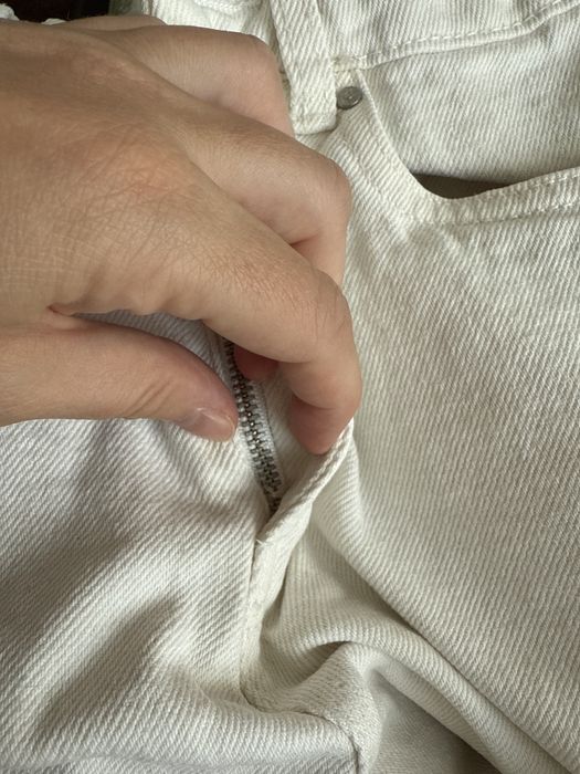 Білі джинси кюлоти sinsay 32 джинсы