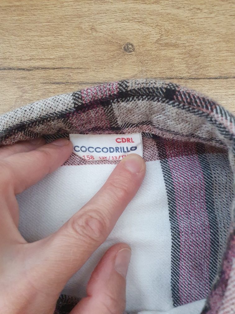 Koszula w kratę Croccodrillo rozmiar 158