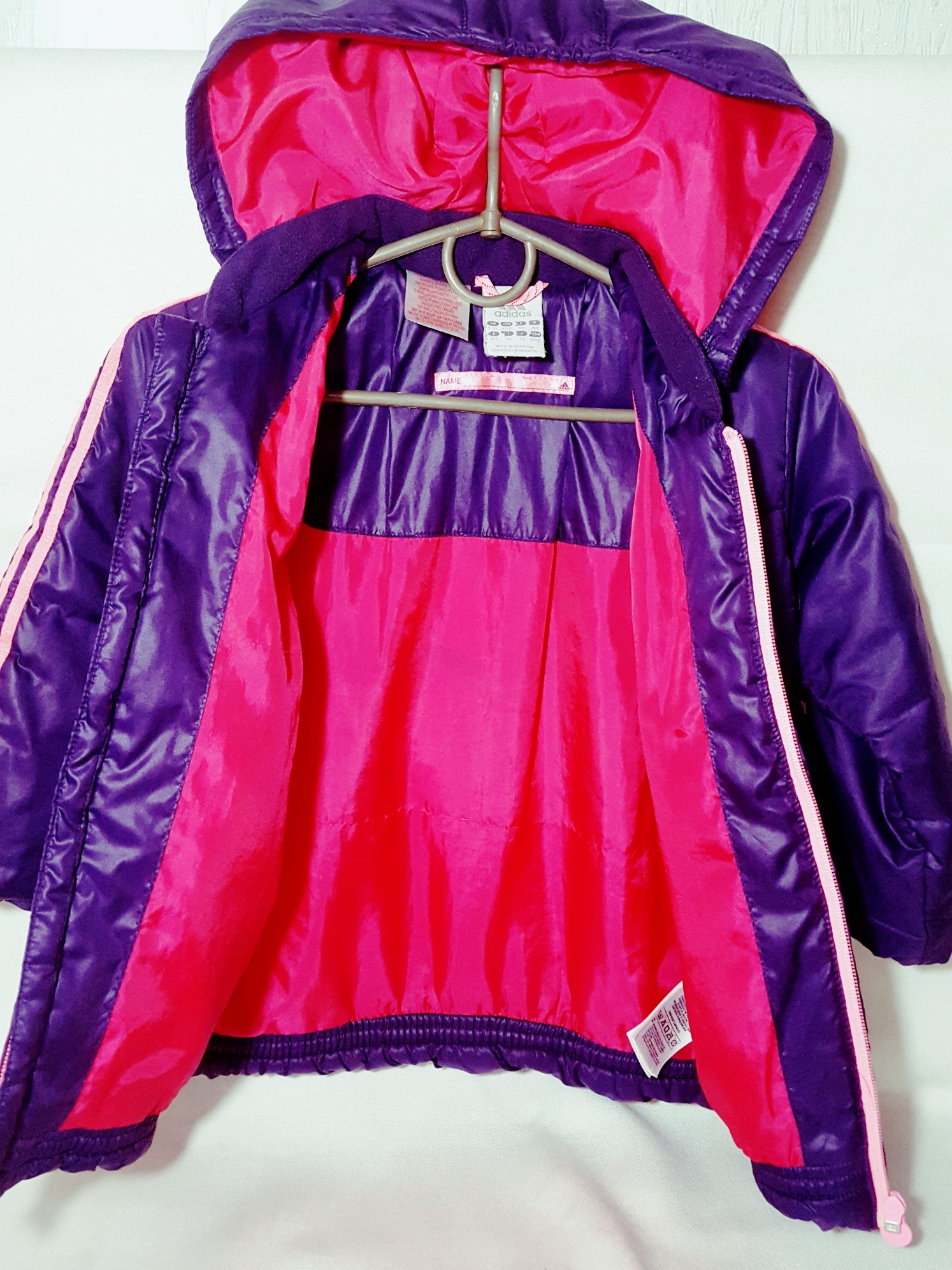 Куртка для дівчинки Adidas оригінал розмір 104 на 3 роки