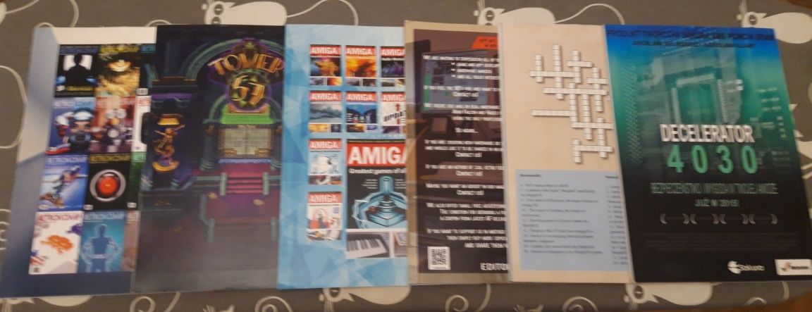 Zestaw czasopism dla fanów komputera Amiga i innych retro sprzętów