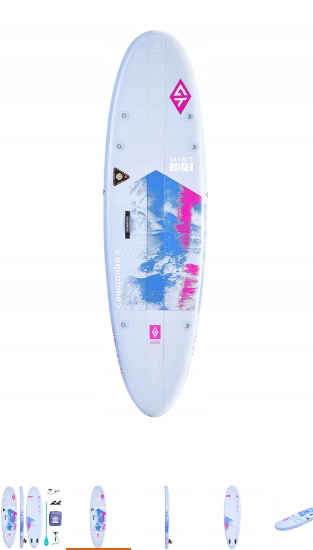 SUP Deska Aquatone Mist 10'4" 315x81x15 całe komplety os producenta
