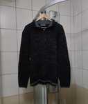 Sweter Morgan XL  bawełniany czarny ciemny bawełna bluza hoodie rozpin