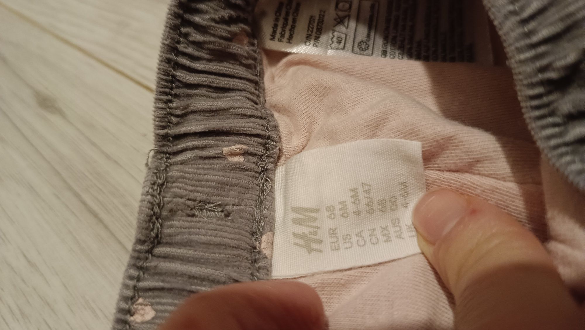 Paczka paka ubrań wiosna wiosenne ubranek dla dziewczynki h&m 68 74