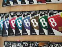 Livros Preparar os testes Areal 8.° ano português, inglês, matemática