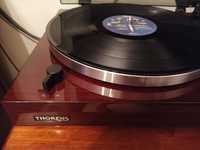 Thorens  TD 202 , fornir Orzech POŁYSK - z  oryginalnym kartonem