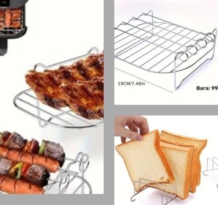 Комплект решіток для грилю та тостів