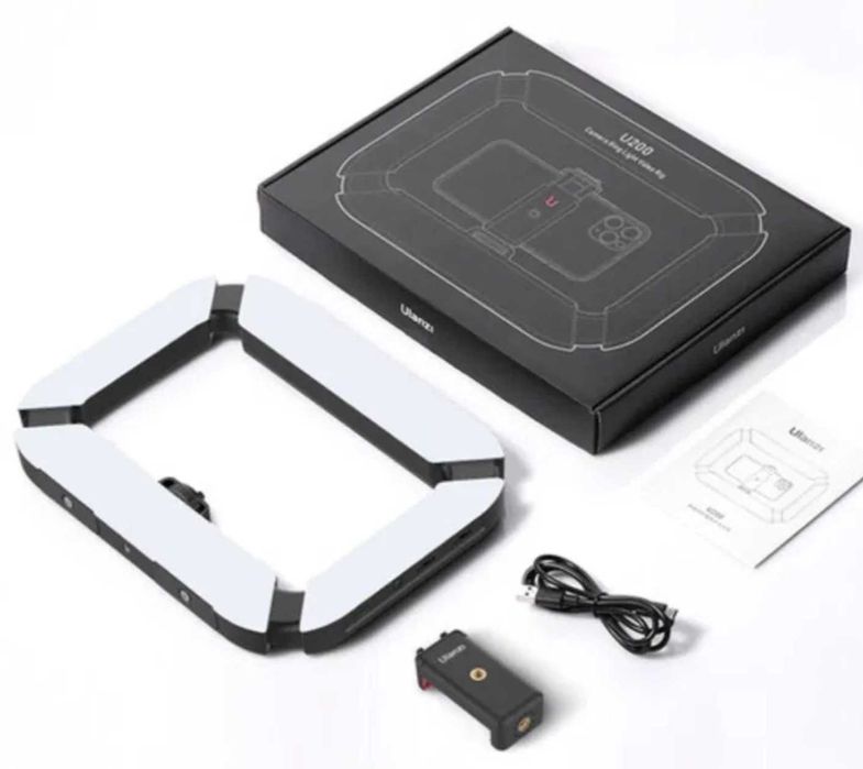 Ulanzi VL120 лампа фото відео LM07 фонарік кільцева лампа Ulanzi U200