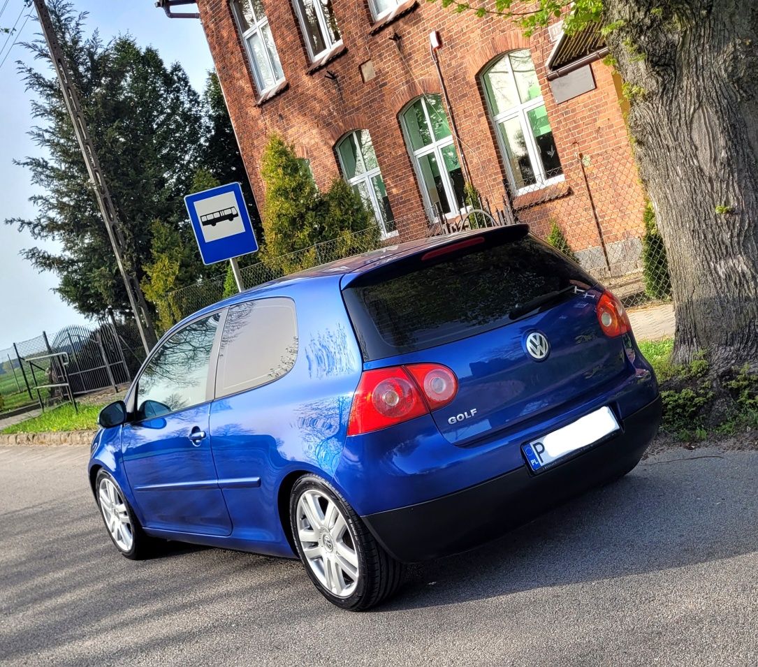 VW Golf V 1.6 MPi Klimatronic Gwintowane Zawieszenie Nowe Opony BDB