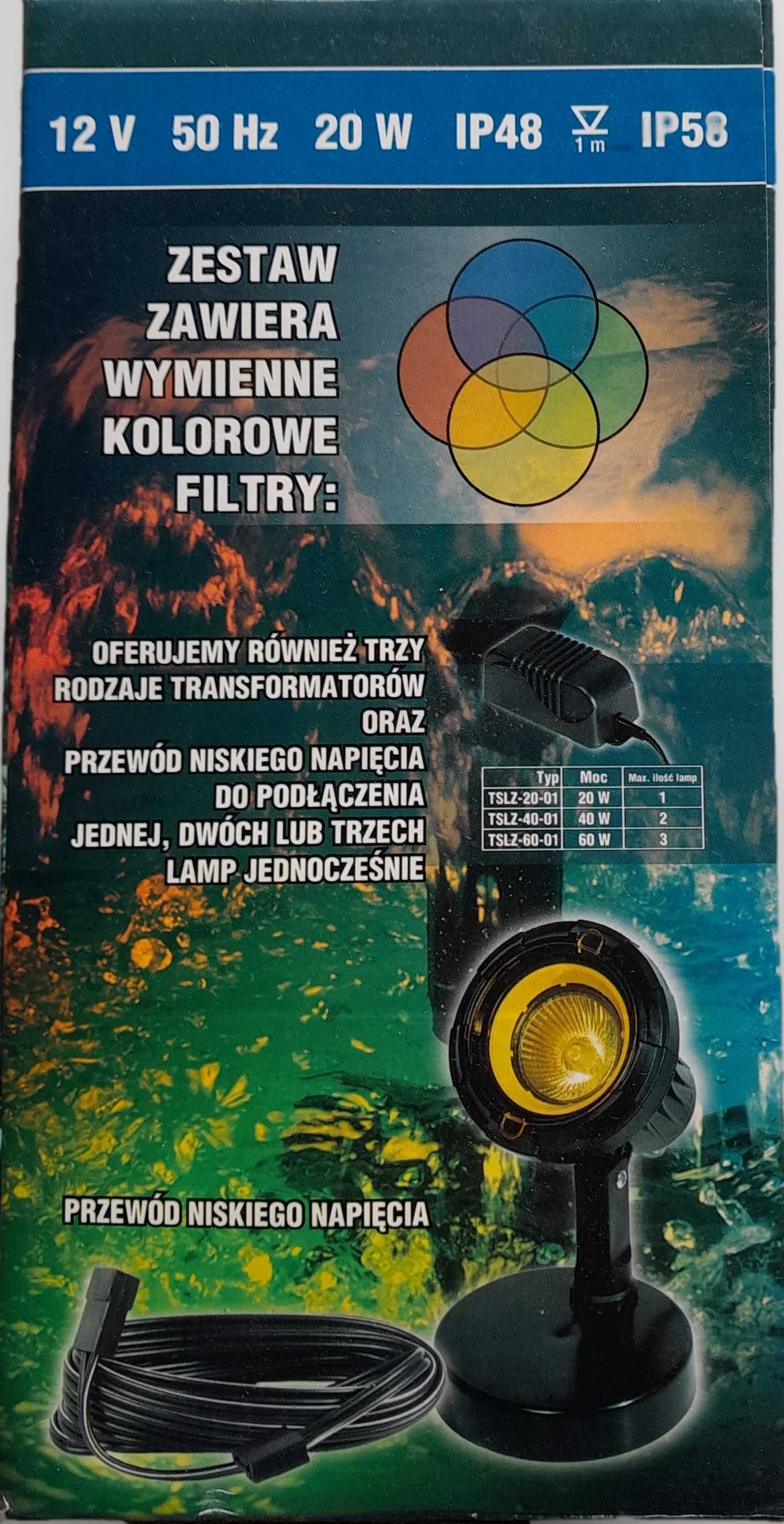 Lampa do oczka wodnego z transformatorem 11,6V