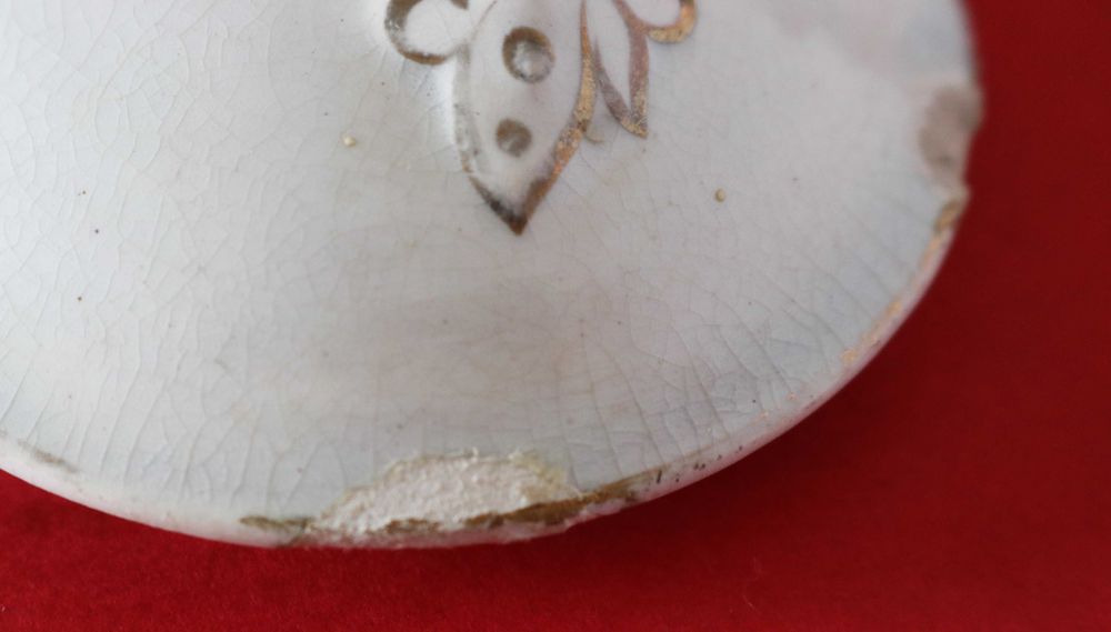 Cremeira Serviço de Mesa da Casa Real Faiança de Alcântara, rara