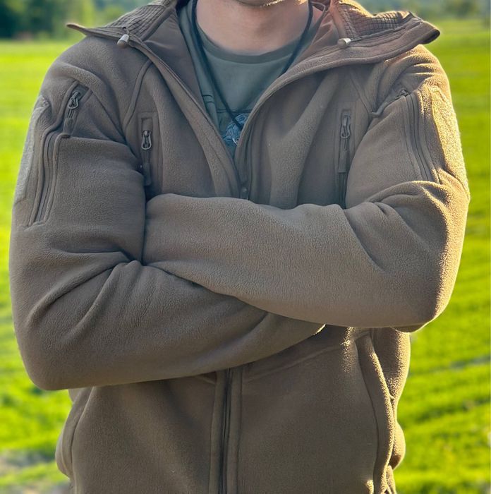 Флісова кофта Helikon Patriot Mk2 Hybrid Fleece - Coyote