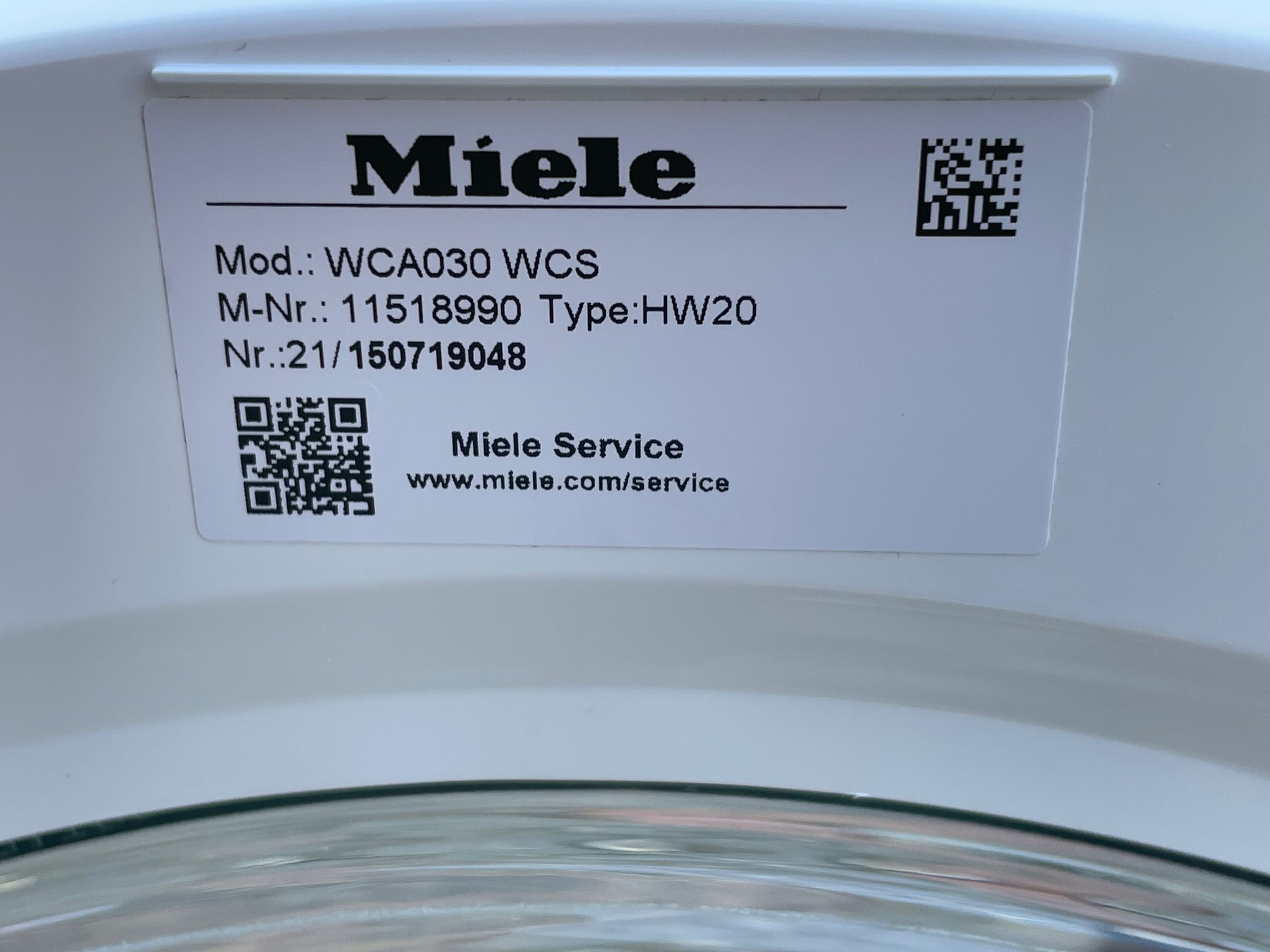 Pralka Miele wca030wcs