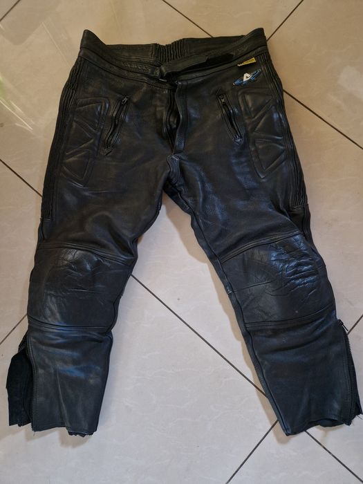 Мото шкіряні + текстильні штани Байкерські