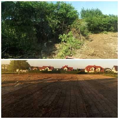 Czyszczenie karczowanie frezowanie rekultywacja korzeni mulczer leśny