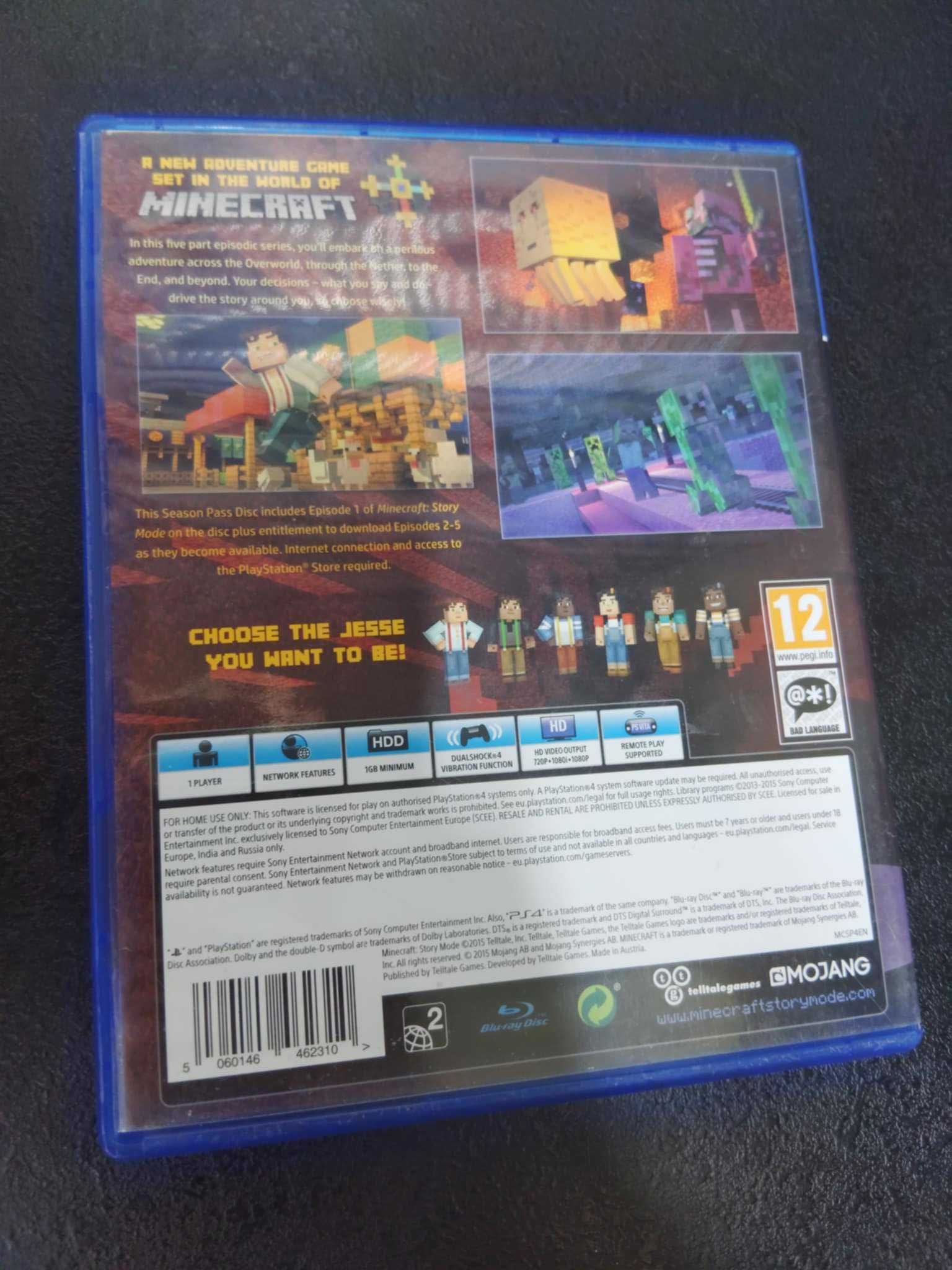 Minecraft: Story Mode: A Telltale Games Series PS4 i PS5