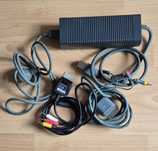 Transformador e cabos tv para Xbox 360 originais