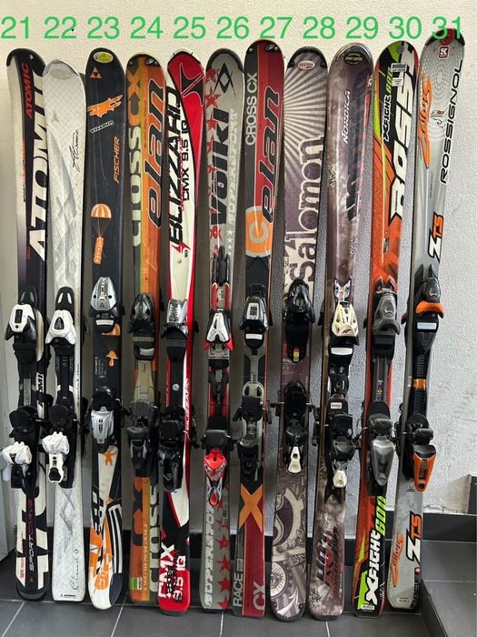 Лижі Fiscer/ K2/ Rossignol/ Atomic