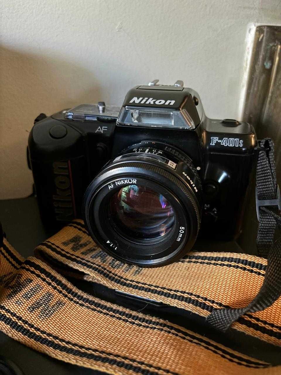 1989 Nikon F-401S com AF Nikkor 80-200mm & 3X 52mm Jessop Filters