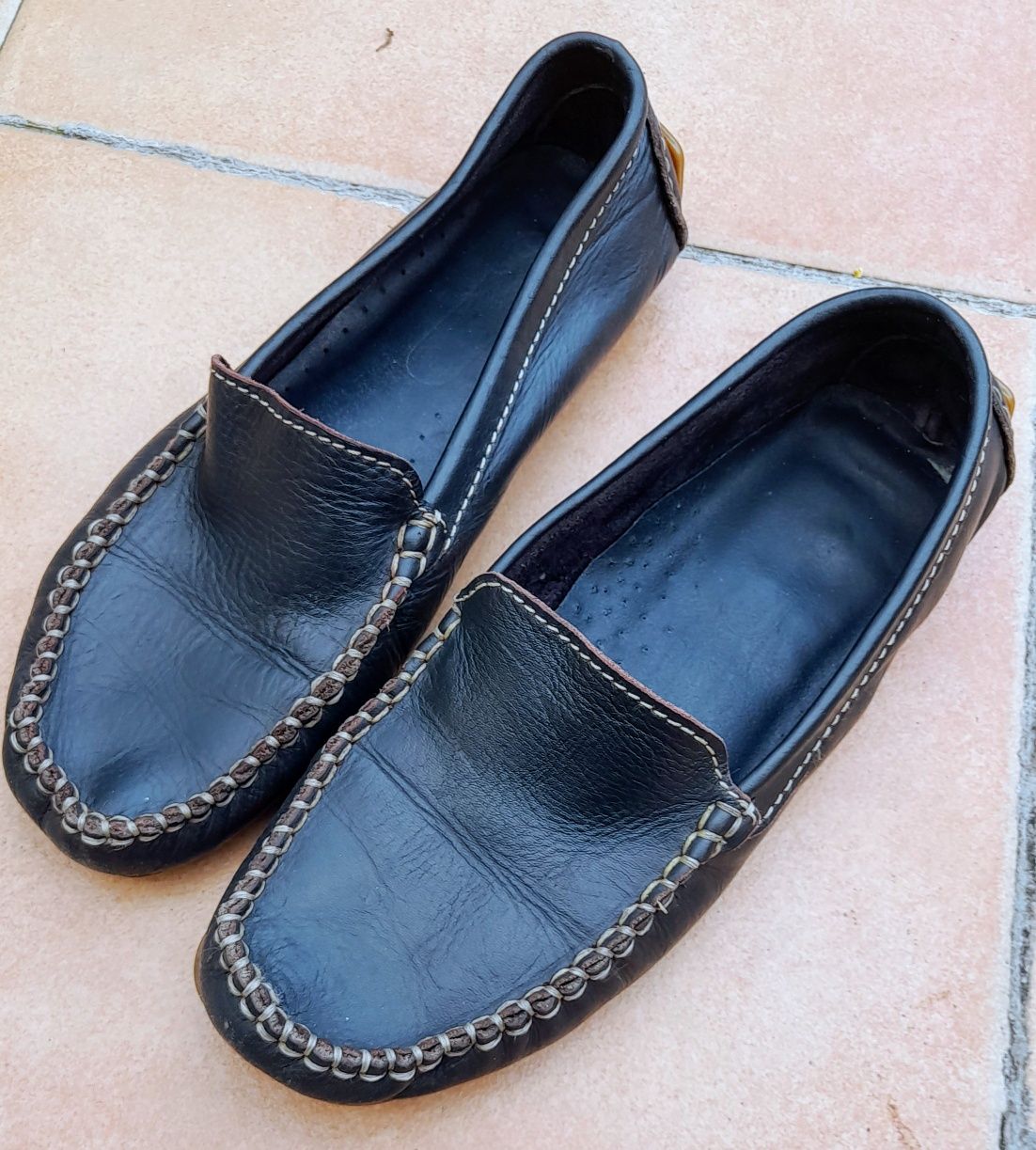 Sapatos, mocassins senhora. Tamanho  38.