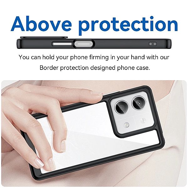 Etui Outer Space Case z żelową ramką do Xiaomi Redmi Note 13/5G - czar