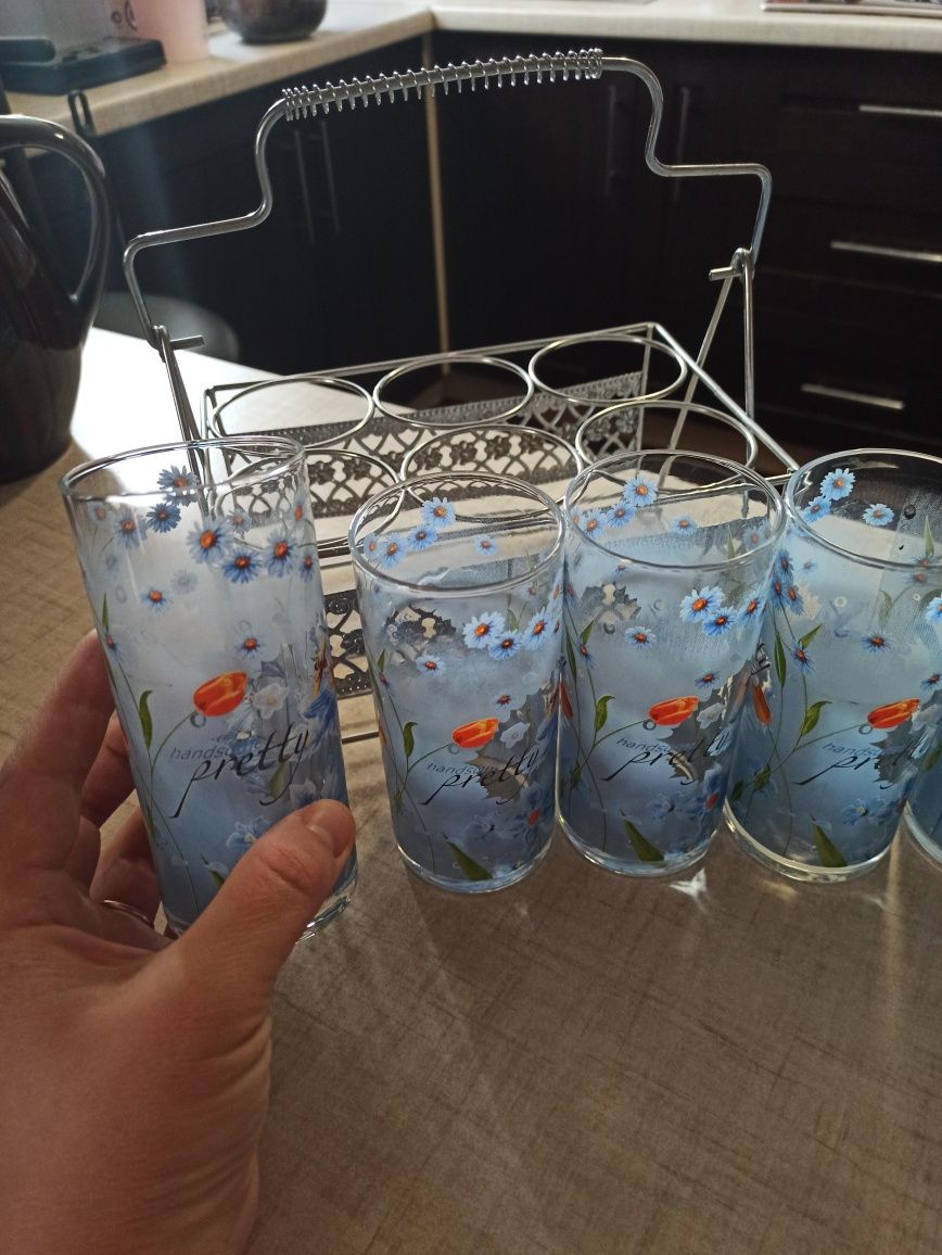 Стаканы стакани фужери склянки сервіз  подарунковий набір сервиз