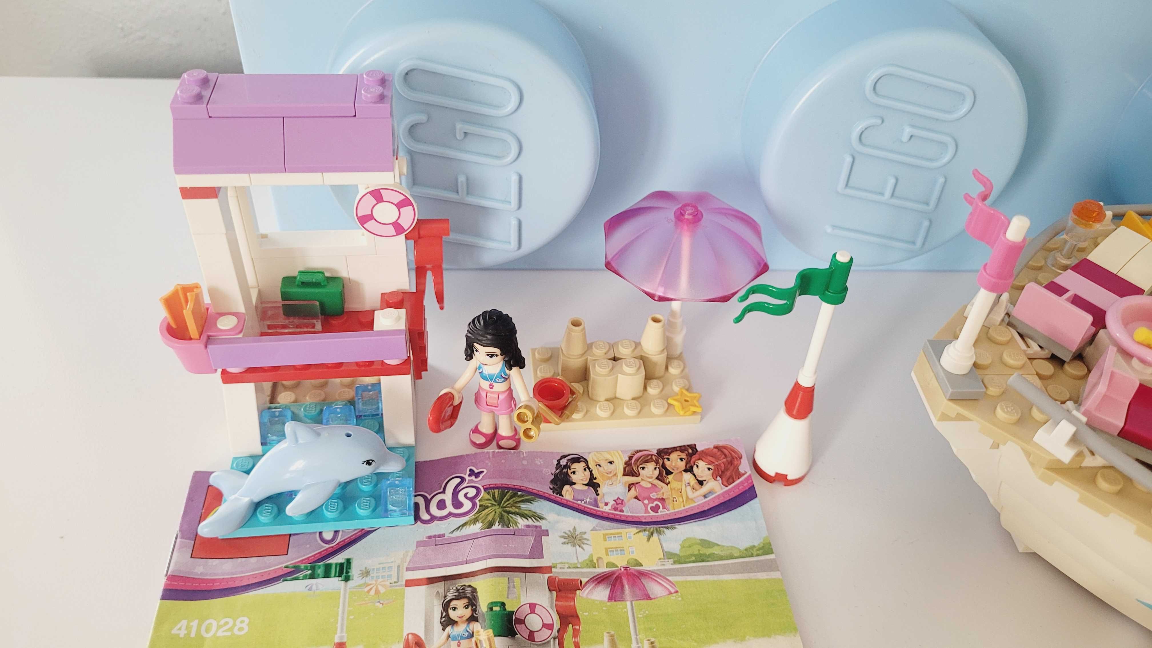 Klocki Lego Friends mix zestawów + pojemnik