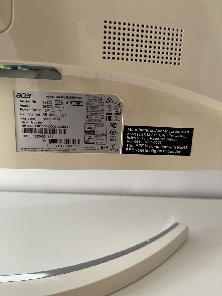 Monitor acer ed273